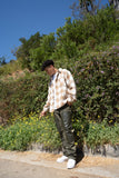 EPTM TWEED FLANNEL SHIRT- KHAKI