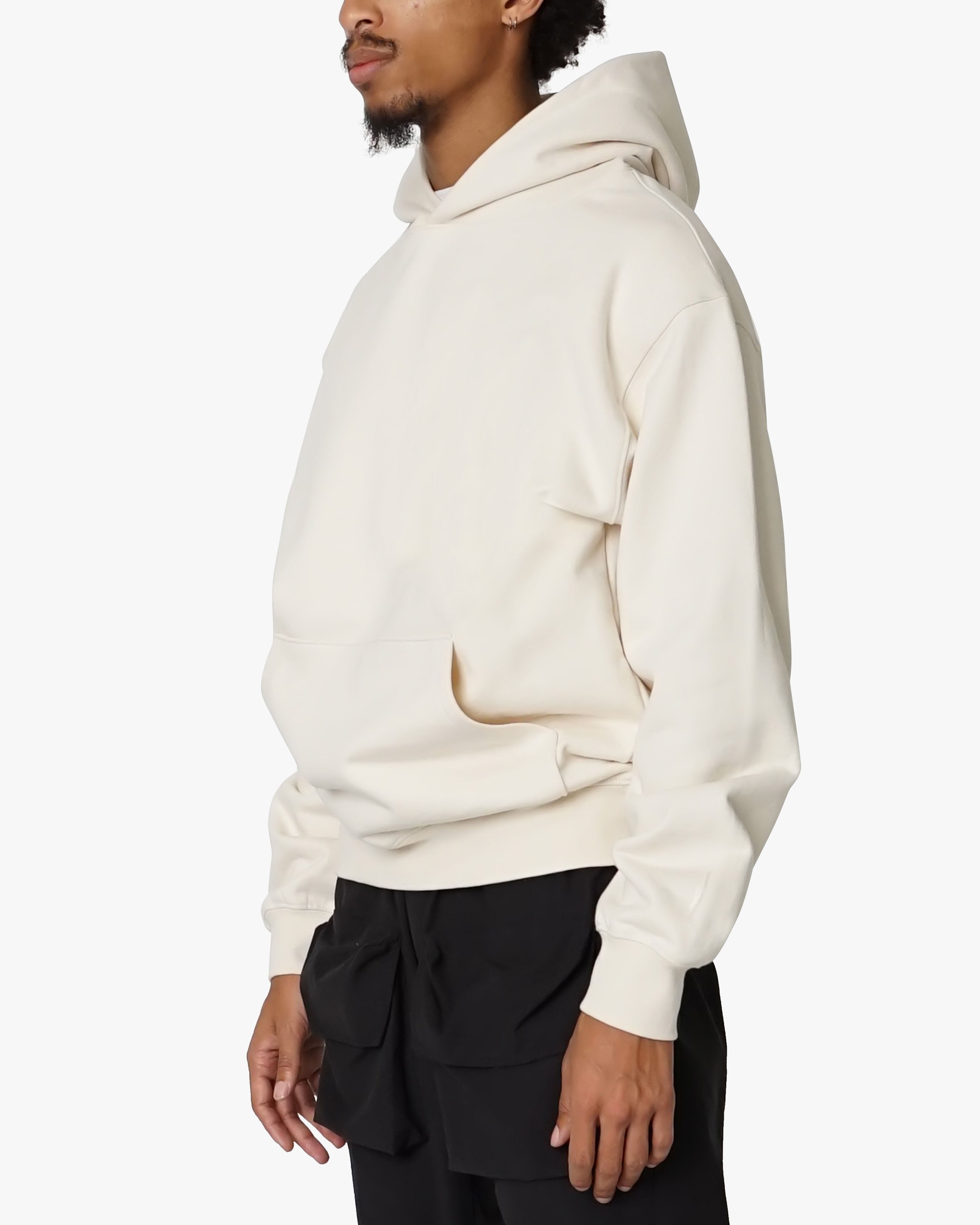 EPTM PERFECT BOXY HOODIE-CREAM