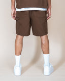 EPTM DOUBLE KNEE TWILL SHORTS - BROWN