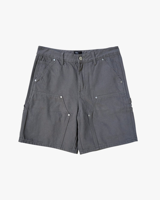 EPTM DOUBLE KNEE TWILL SHORTS - GREY