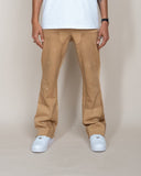 EPTM FRENCH TERRY CARPENTER PANTS - KHAKI