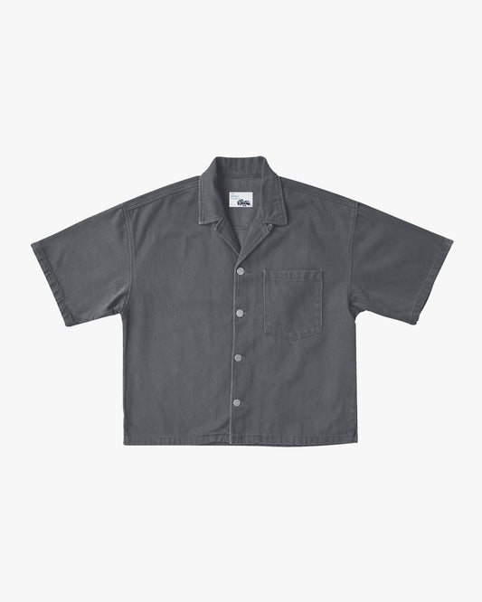 EPTM BOXY TWILL SHIRT - GREY