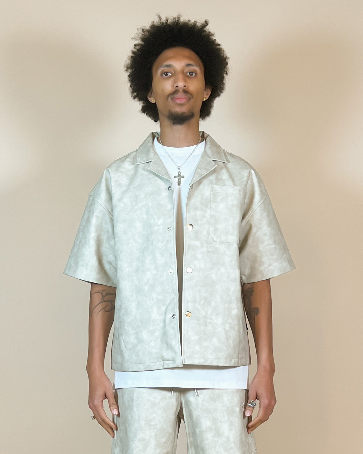 EPTM LUXE SHIRT - CEMENT