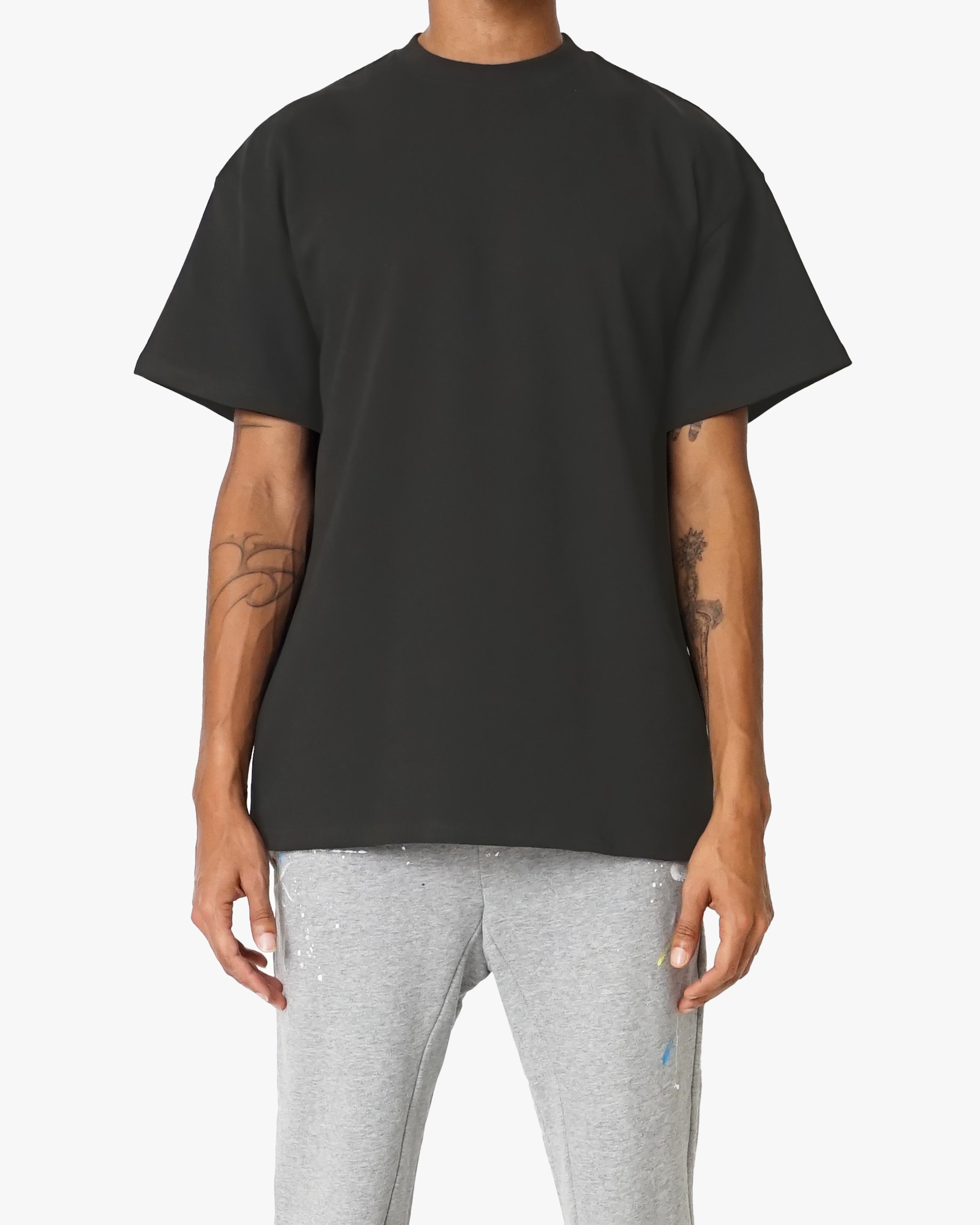 EPTM PERFECT BOXY TEE-CHARCOAL