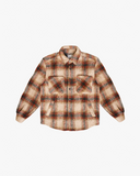 EPTM SIDE SLIT FLANNEL-COFFEE