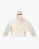 EPTM BALACLAVA SHERPA HOODIE-CREAM