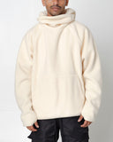 EPTM BALACLAVA SHERPA HOODIE-CREAM