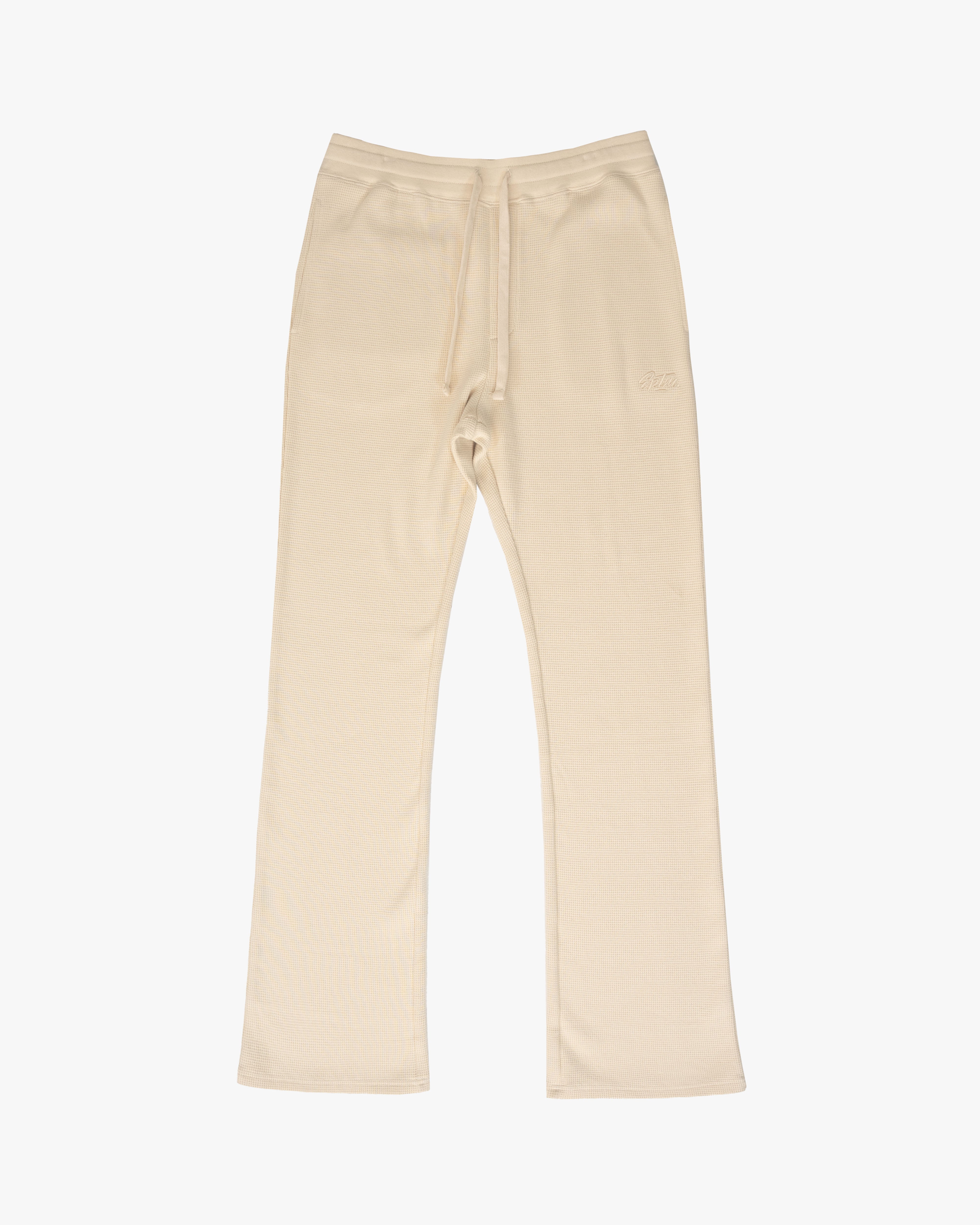 EPTM THERMAL FLARE PANTS-CREAM