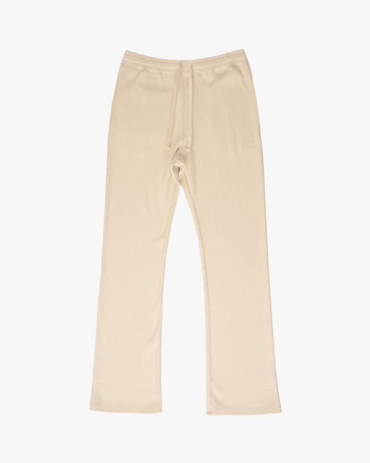 EPTM THERMAL FLARE PANTS-CREAM