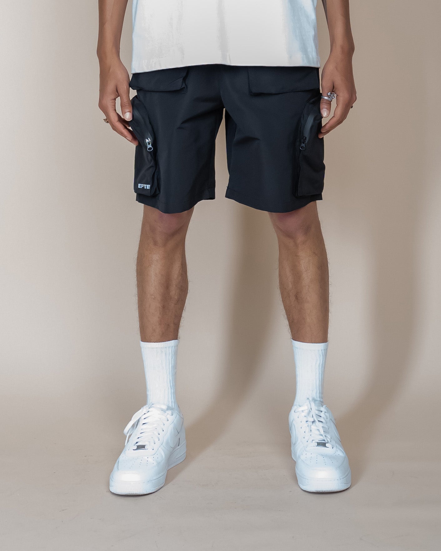 EPTM DOPE BOY CARGO SHORTS - BLACK