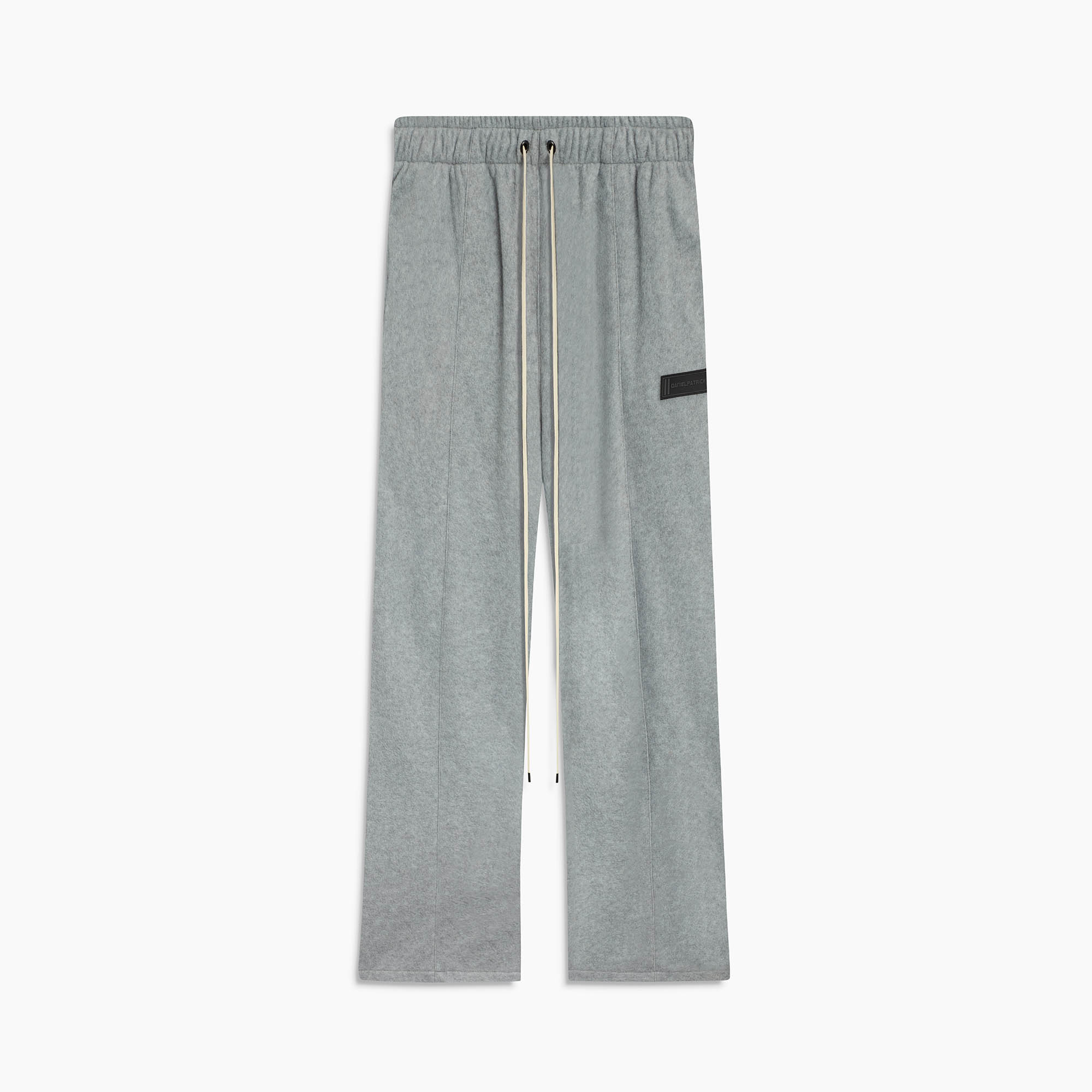 bootcut sweatpants / grey polar