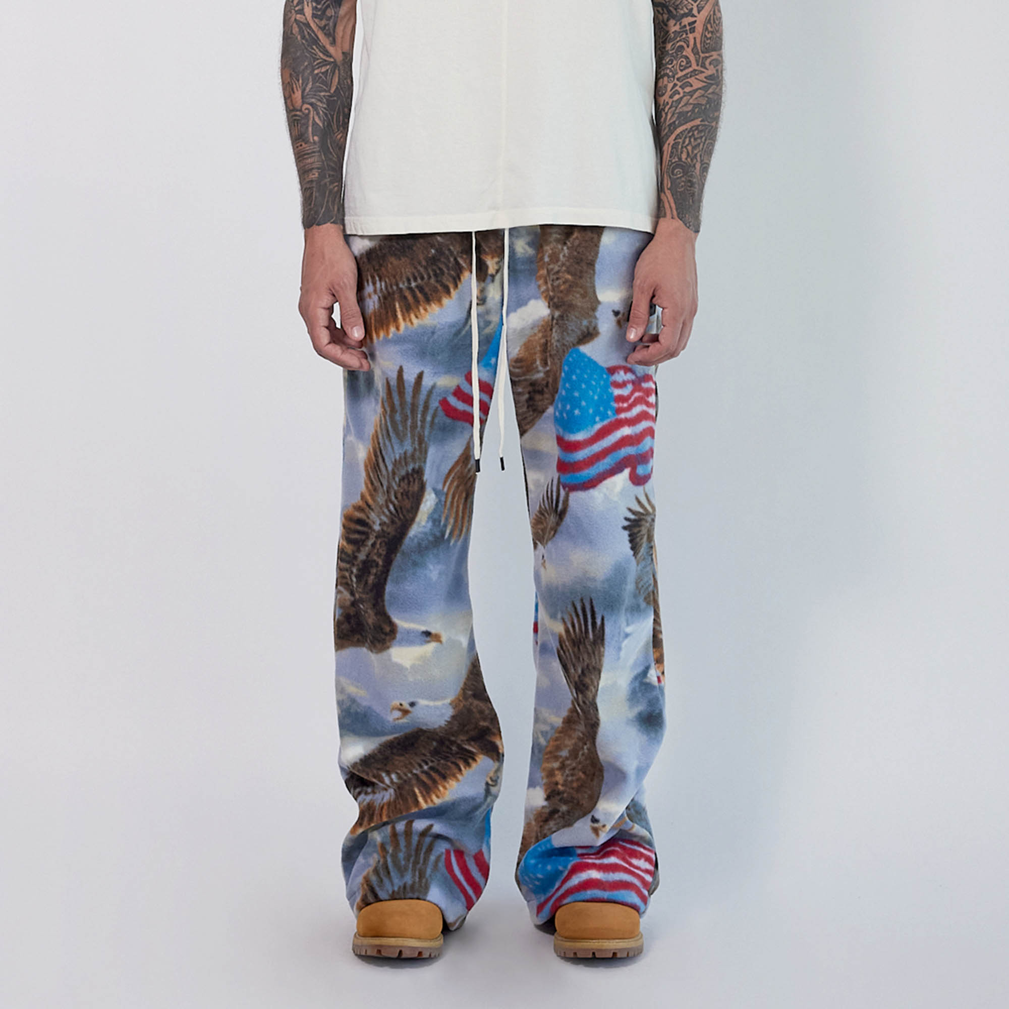 bootcut sweatpants / bold eagle