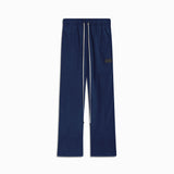 bootcut sweatpants / navy polar