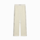 bootcut track pant / ivory + ivory