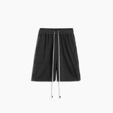 classic gym short / black + black