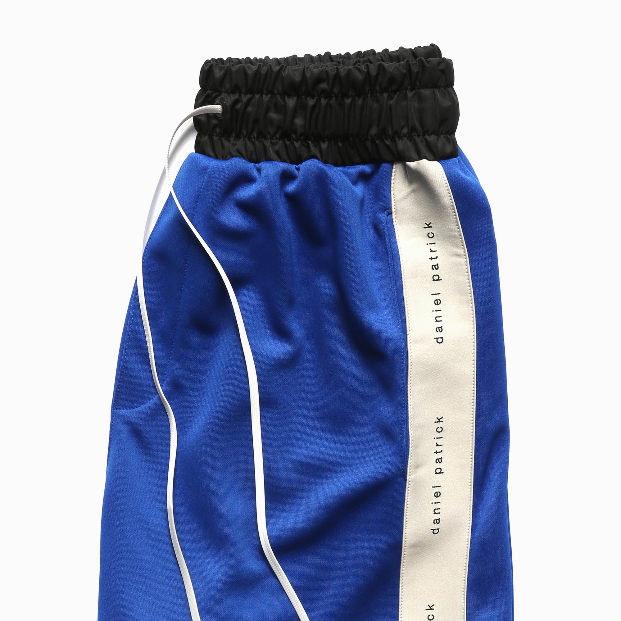 classic gym short / cobalt + ivory