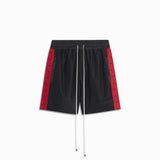 DP all-star mesh gym short / black + red