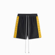 DP all-star mesh gym short / black + yellow