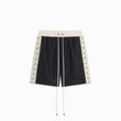 DP all-star mesh gym short / black + ivory