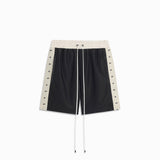 DP all-star mesh gym short / black + ivory