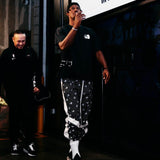 DP x BigFace parachute track pant 2.5 / black + ivory