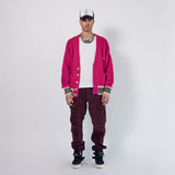 7 pocket cargo / maroon cord