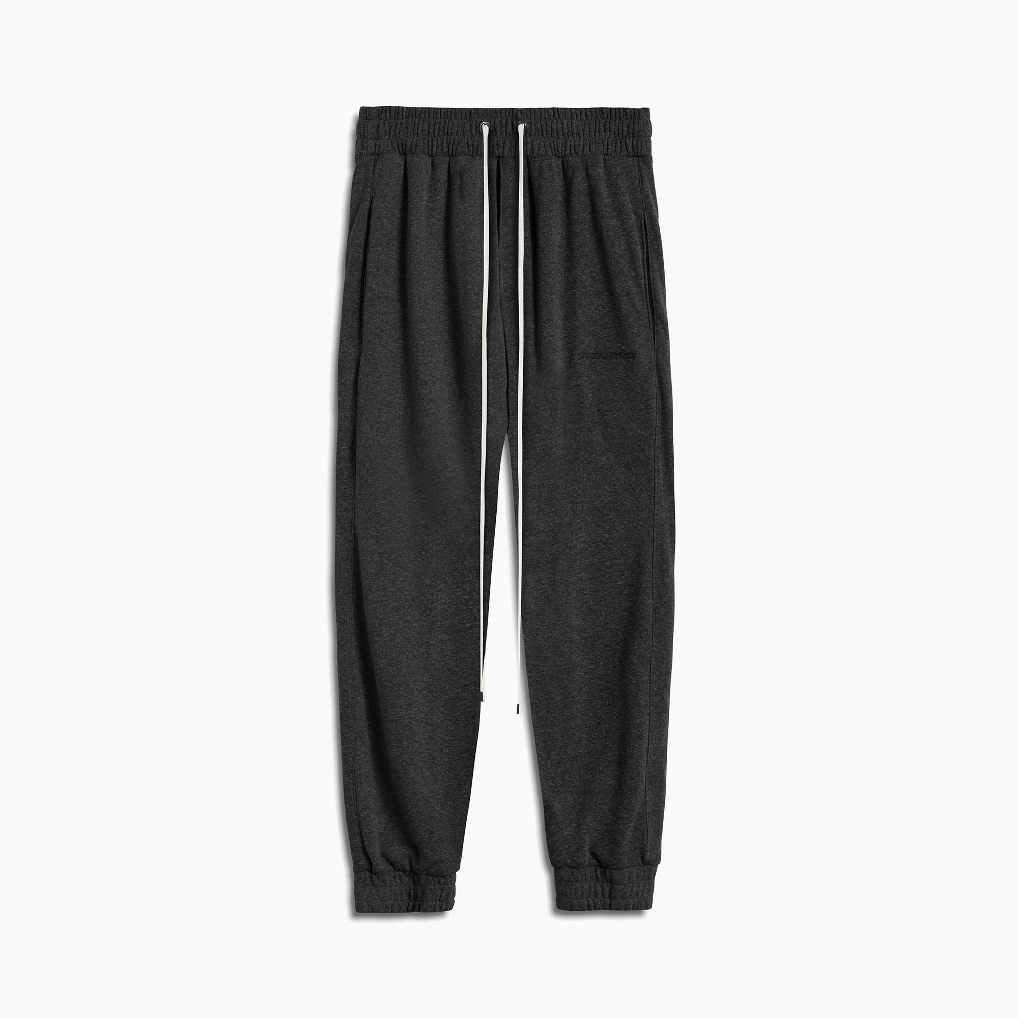 loop terry roaming sweatpants / black heather