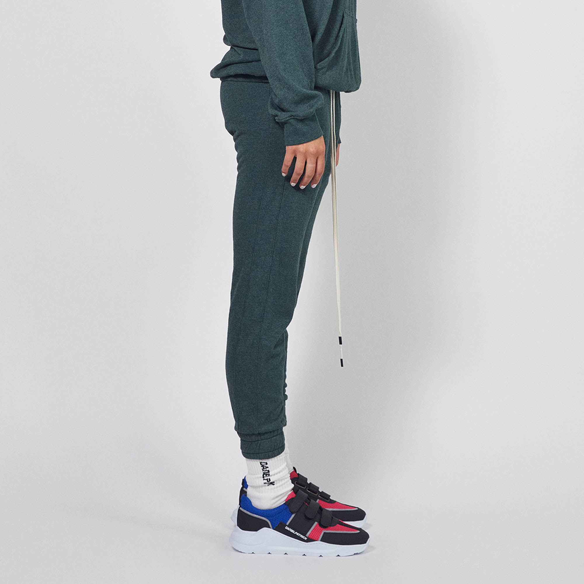 loop terry roaming sweatpants / hunter green