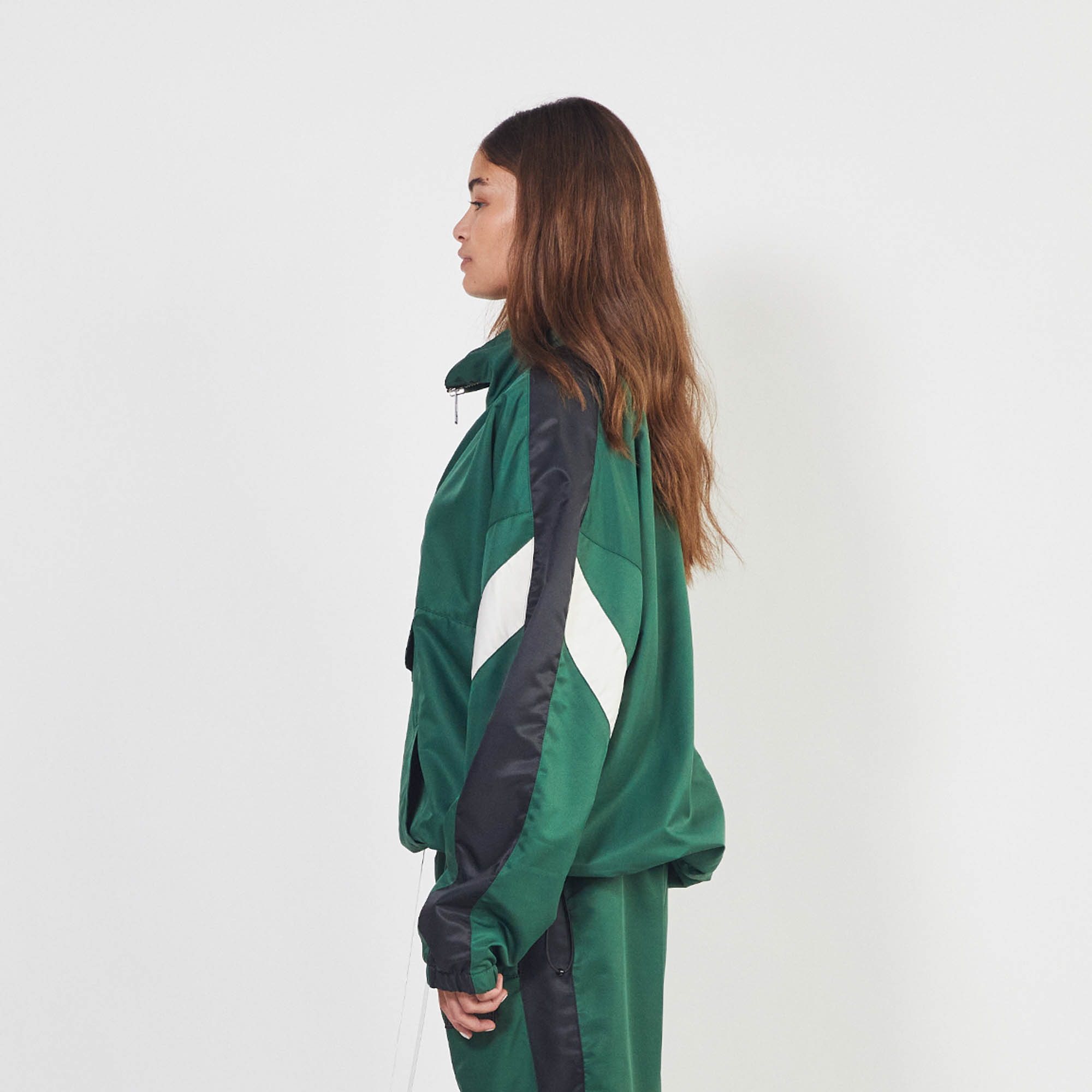 anorak 2.5 / hunter green + black + ivory