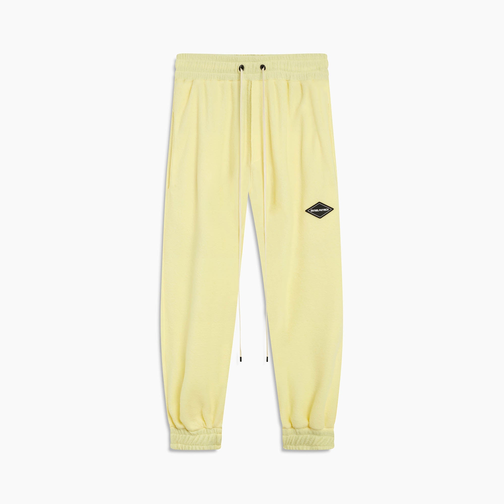 polar fleece roaming sweatpants / canary yellow