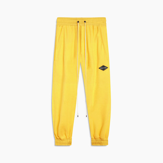 polar fleece roaming sweatpants / yellow