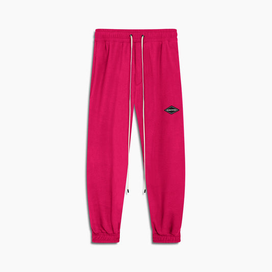 polar fleece roaming sweatpants / wildflower pink