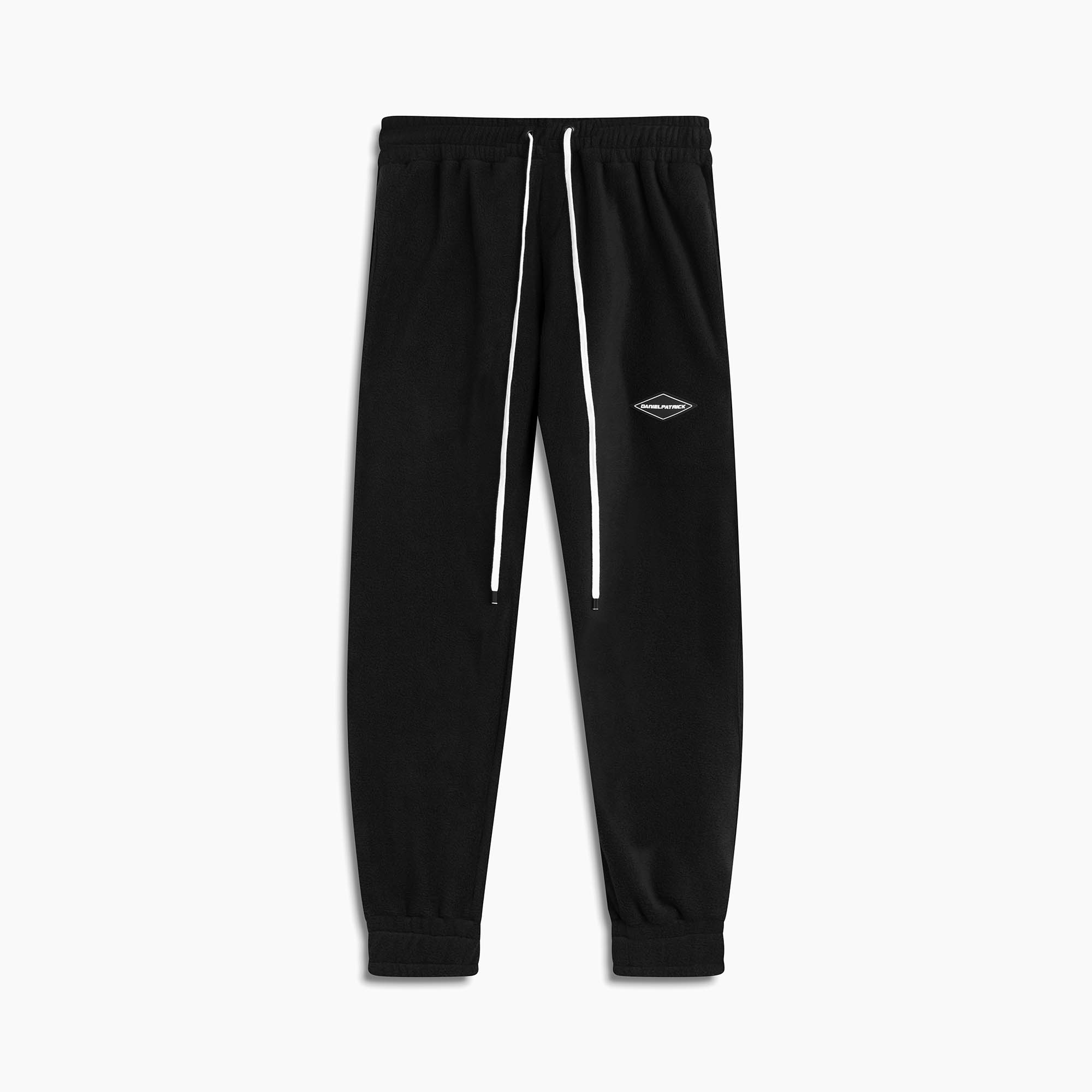 polar fleece roaming sweatpants / black