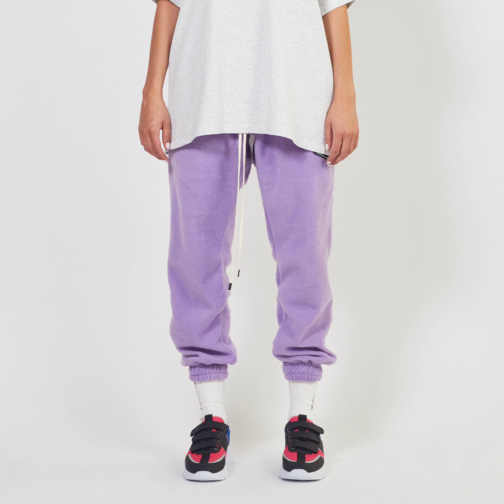 polar fleece roaming sweatpants / purple haze