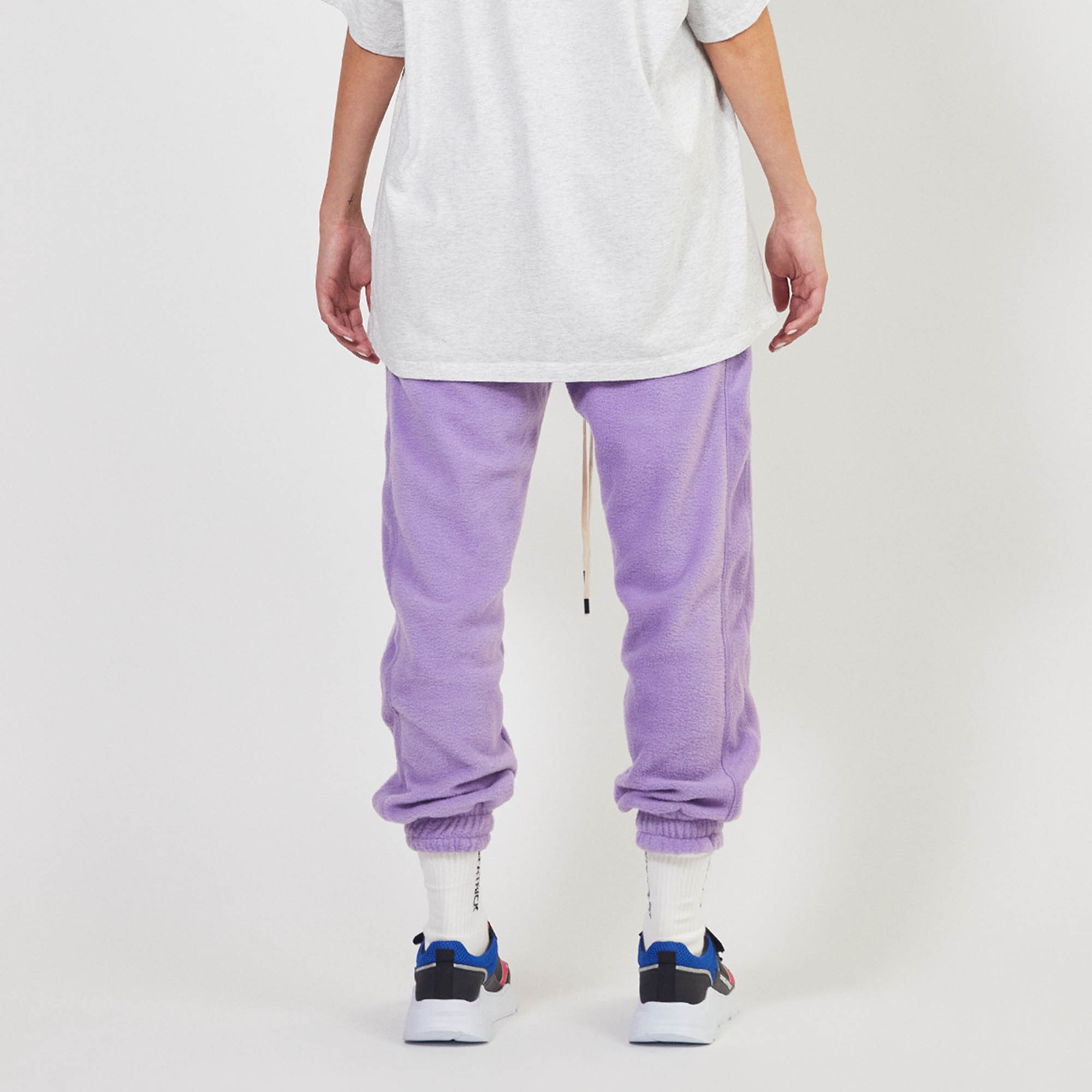 polar fleece roaming sweatpants / purple haze