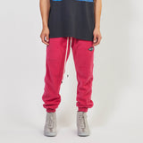 polar fleece roaming sweatpants / wildflower pink