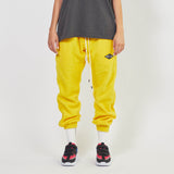 polar fleece roaming sweatpants / yellow