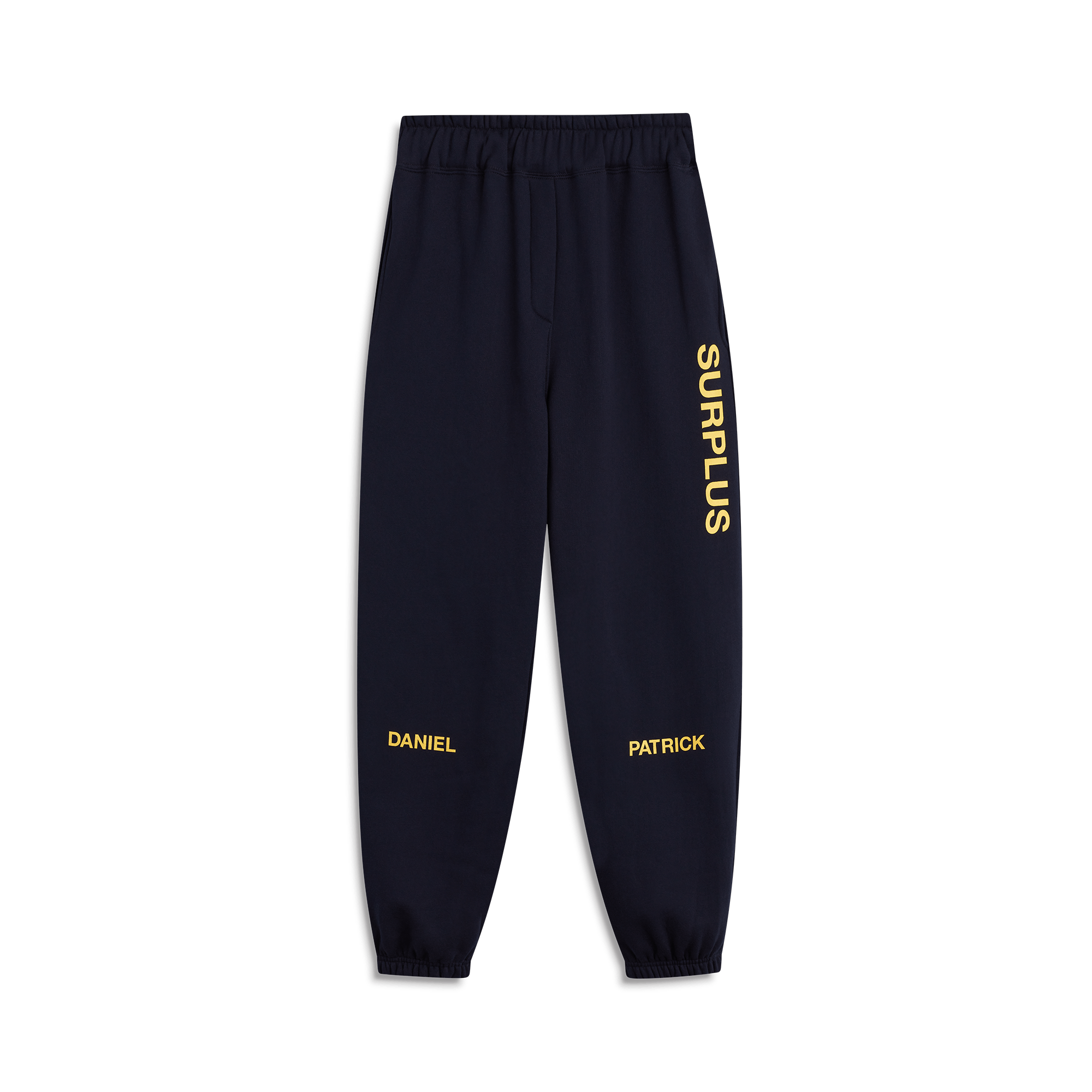 surplus logo sweatpant / navy + yellow