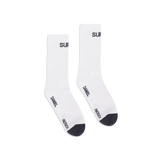 surplus logo sock / white + black