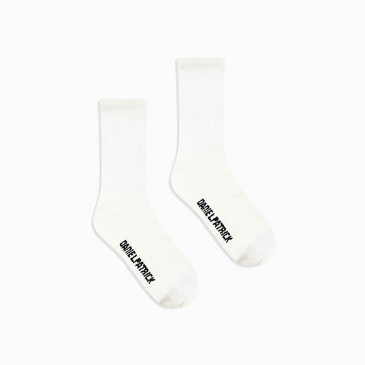 standard sock / cream + black