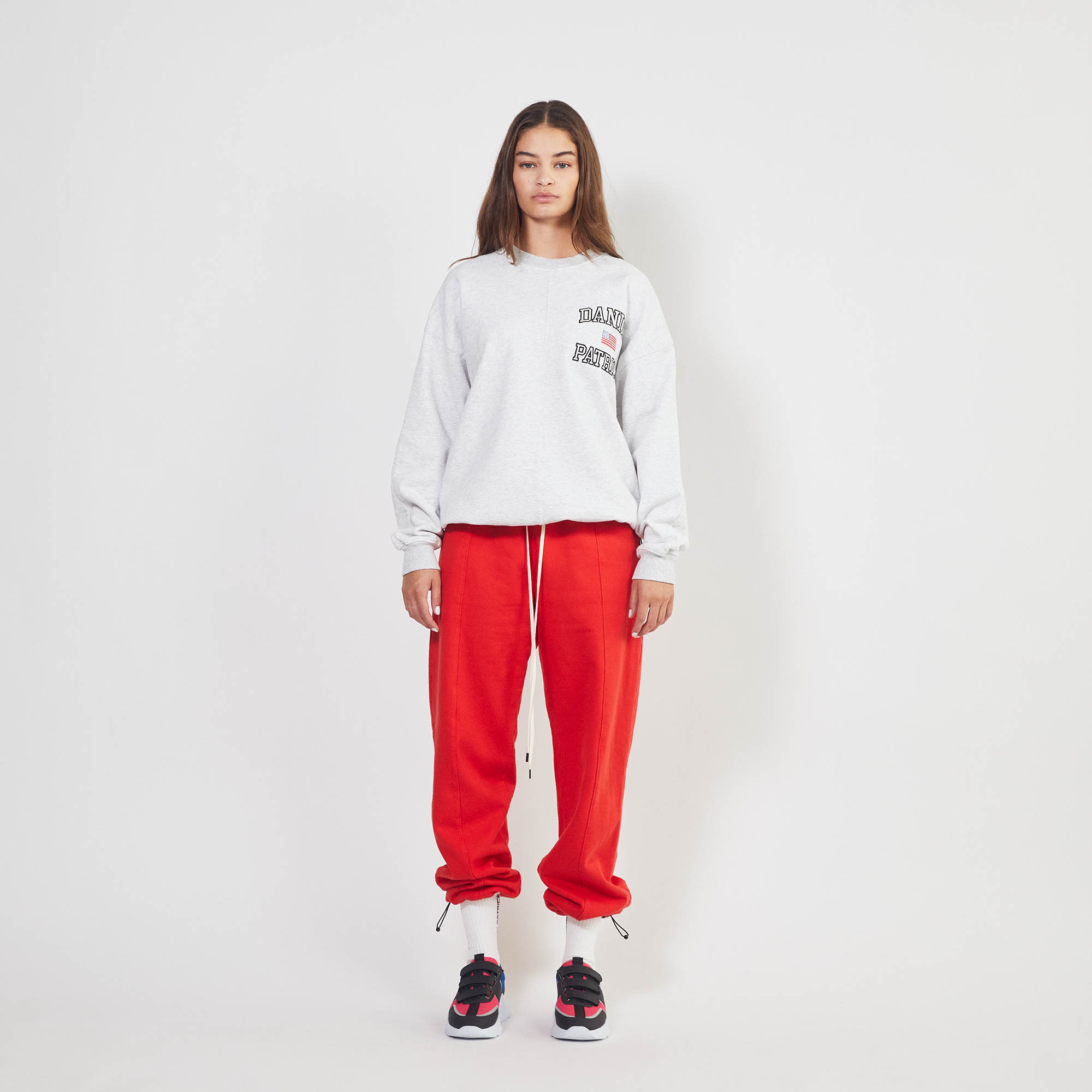 surplus sweatpants / red