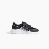 velcro panel runner / black + grey