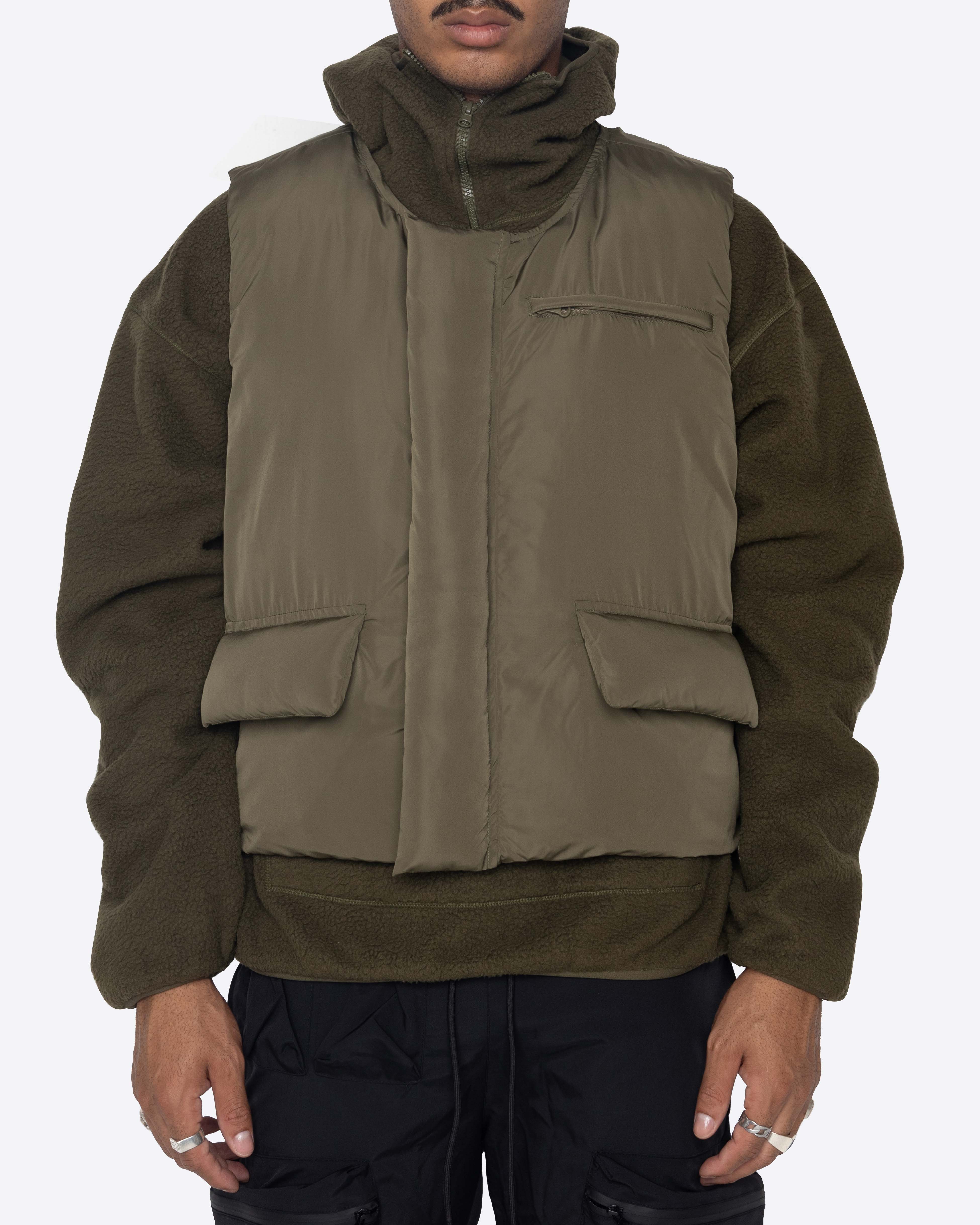 EPTM BUBBLE VEST-OLIVE