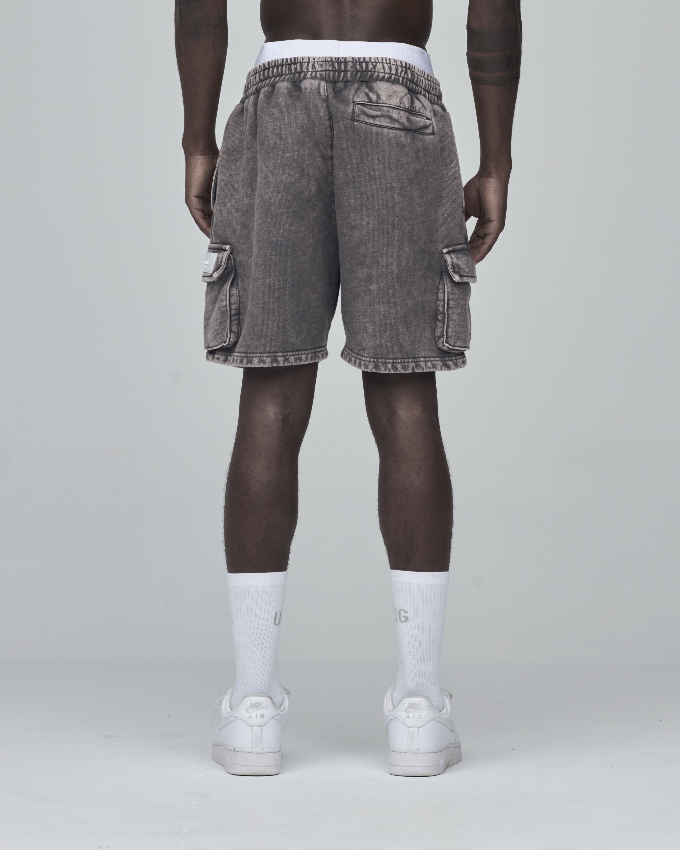 Basic Cargo Short Vintage Dark Gray