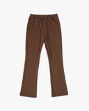 PERFECT FLARE SWEATPANTS-BROWN