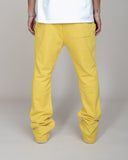 PERFECT FLARE SWEATPANTS-MUSTARD