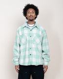 EPTM TWEED FLANNEL SHIRT - EMERALD