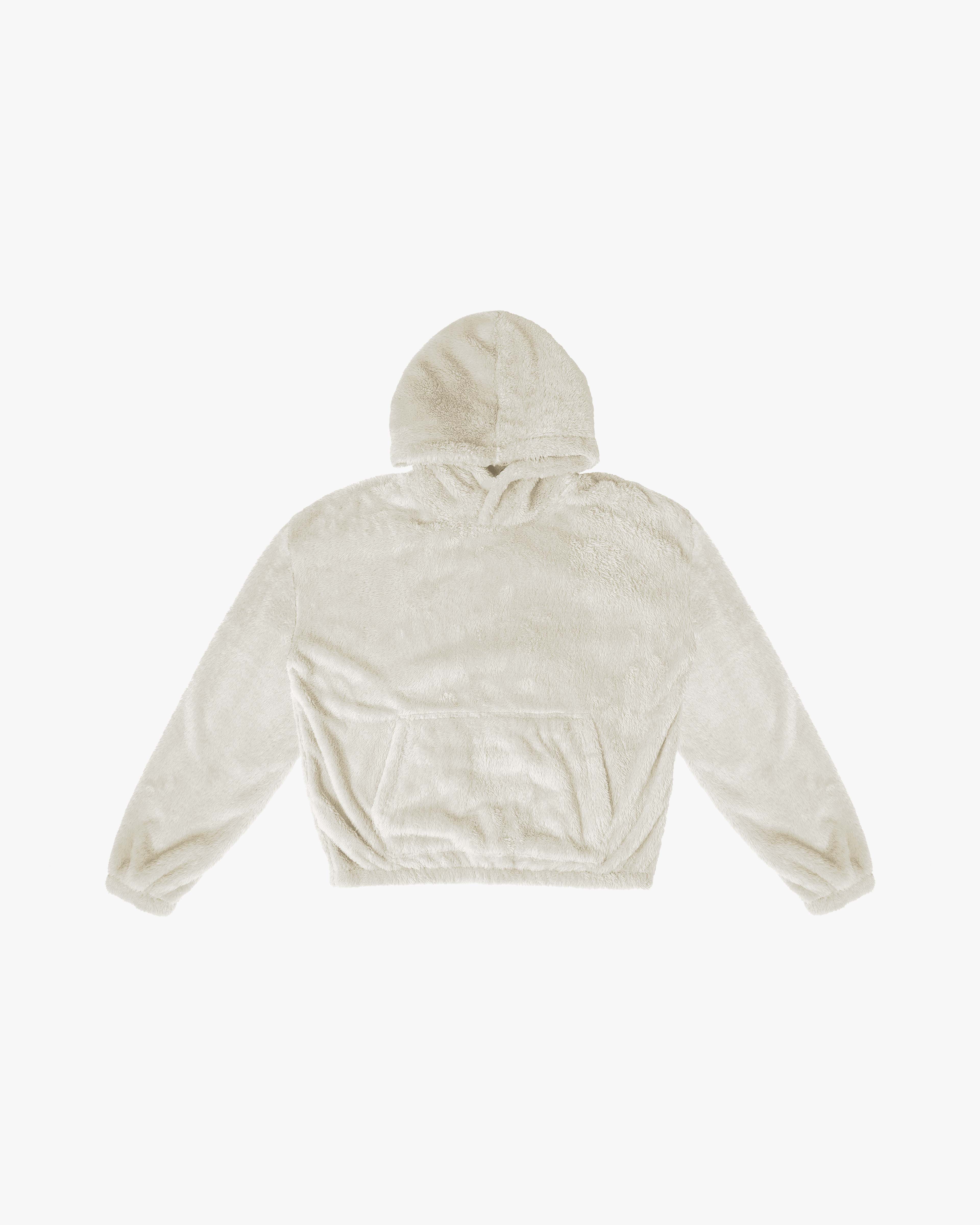 EPTM FUZZY HOODIE-CREAM