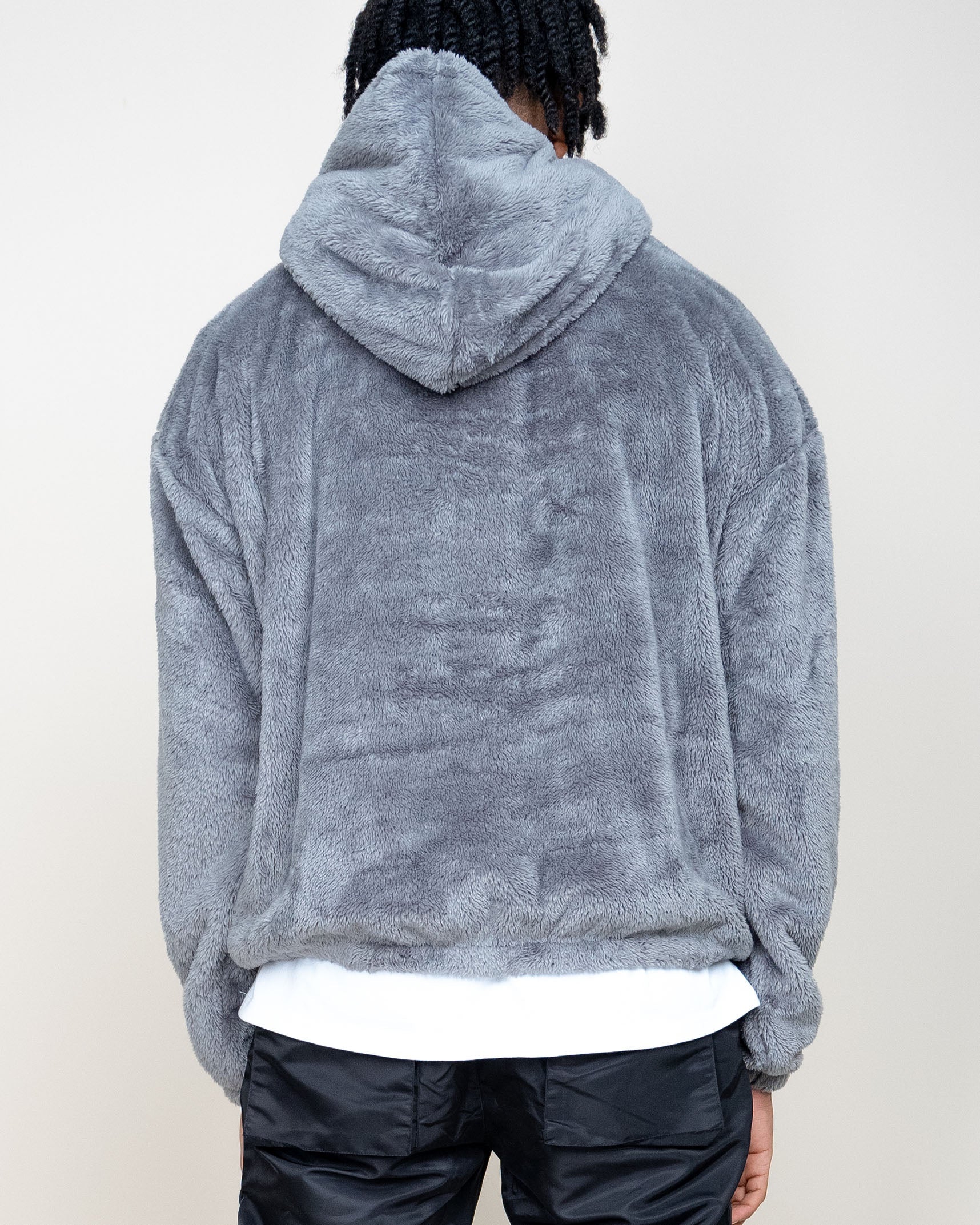 EPTM FUZZY HOODIE-GREY