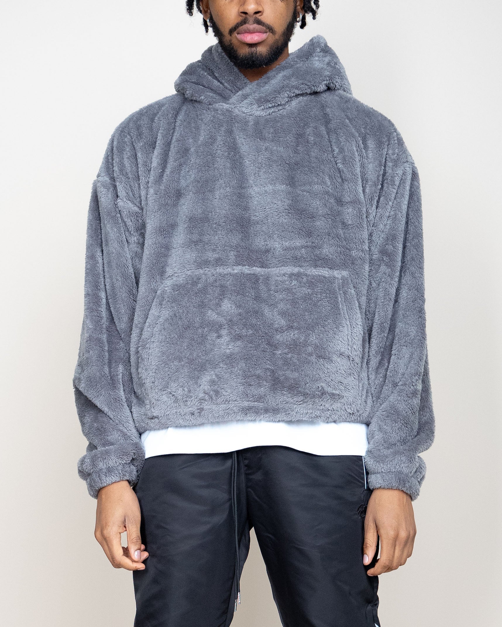 EPTM FUZZY HOODIE-GREY